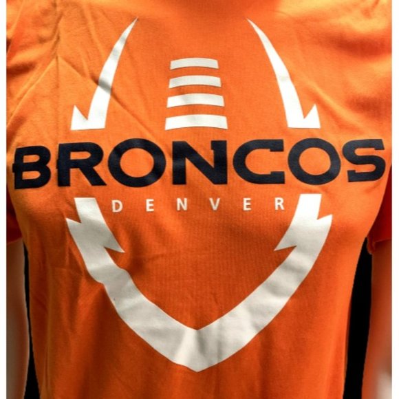 Nike Dri Fit Men's Denver Broncos Orange T Shirt - Picture 2 of 3